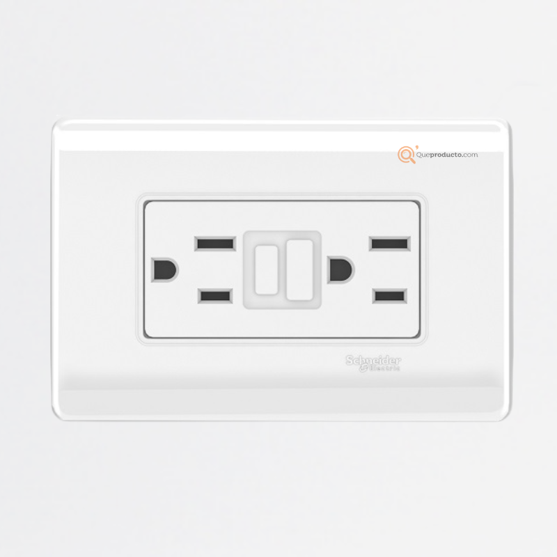 Tomacorriente D. GFCI Genesis 15A 125V 2Polos+Tierra 50/60Hz MWD130317552, Marca Schneider (Bajo Pedido)