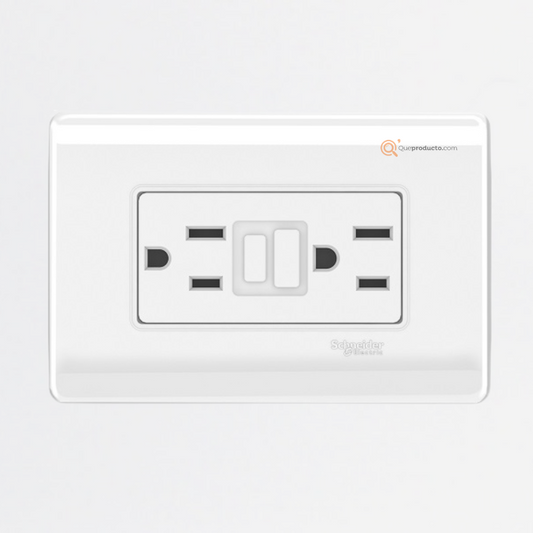 Tomacorriente D. GFCI Genesis 15A 125V 2Polos+Tierra 50/60Hz MWD130317552, Marca Schneider (Bajo Pedido)