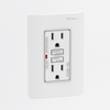 Tomacorriente Doble GFCI Miluz 20A 125V 2Polos+Tierra 50/60Hz, Ref S3B10310, Marca Schneider (O)
