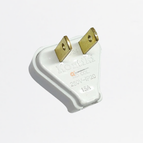 Clavija Domestica 15A, 250V, IP20, Ref FC-24, Marca Kontiki (S)