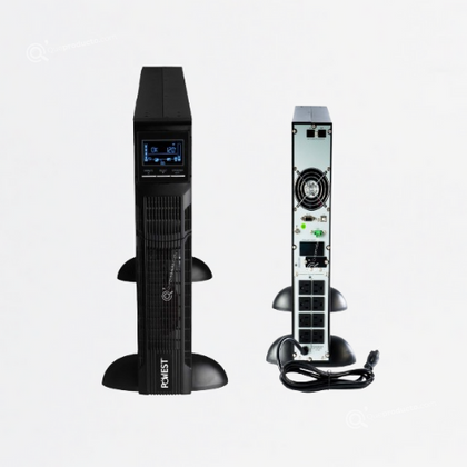 UPS Mono OnLine Rack 3KVA, 8 Salidas NEMA 5-20R+L5 30R, 2700W, Ref NUOLT-7380, Marca Powest (O)