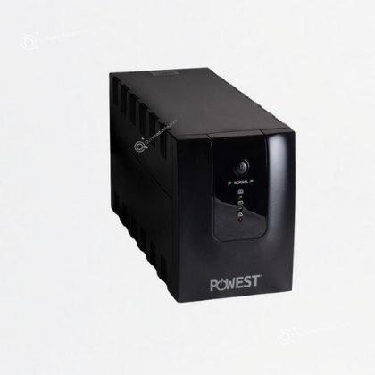 UPS Monofásica Interactiva, 6 Salidas+2 Salida BP, 1000W, Ref NUIMN-7273, Marca Powest (O)