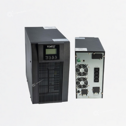 UPS Bifásica OnLine 3KVA, 4 Salidas IEC C13+BORNERA, 2700W, Ref NUOLT-7406, Marca Powest (O)