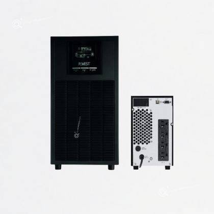 UPS Mono OnLine Winner 3KVA, 4 Salidas NEMA 5-20R+Bornera, 2400W, Ref NUOLT-7403, Marca Powest (O)