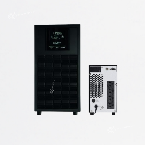 UPS Mono OnLine Winner 3KVA, 4 Salidas NEMA 5-20R+Bornera, 2400W, Ref NUOLT-7403, Marca Powest (Bajo Pedido)