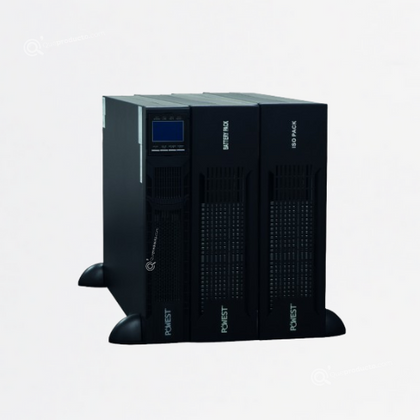 UPS Bifásica OnLine Rack 6KVA, Salida Bornera, 6KW, Ref NUOLT-7381, Marca Powest (O)