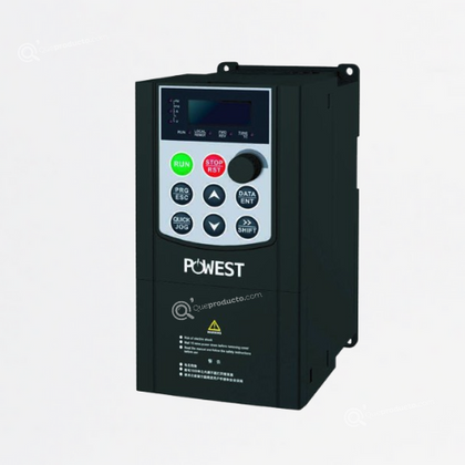 Variador de Frecuencia, VFD 1.5 KW (2 HP) 220/240 VAC 1 Fase, Ref VFD-7725, Marca Powest (O)