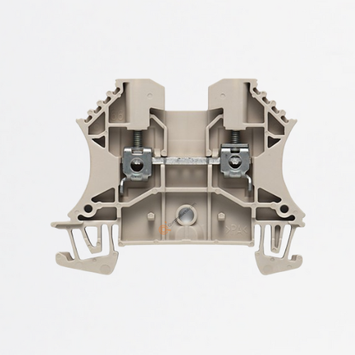 Bloque, Conx brida-tornillo, Beige oscuro, 2.5mm², 800V, TS 35, Ref 1020000000, Marca WeidMüller (Bajo Pedido)