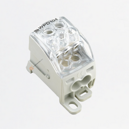 Borne, Conx brida-tornillo, gris, 25 mm², 1000 V, TS 35, Ref 1562000000, Marca WeidMüller (O)