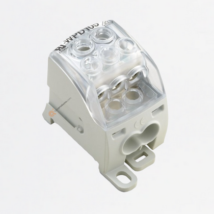 Borne, Conx brida-tornillo, gris claro, 35 mm², 1000 V, TS 35, Ref 1562170000, Marca WeidMüller (O)