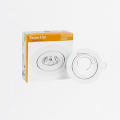 Chasis Bala MR16 AGRA Blanca Max 50W, base Sugerida GU10, Ref YD-905/B, Marca Tecnolite (Bajo Pedido)