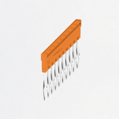 Conexión transversal (borne), insertado, naranja, 24 A, Ref 1527690000, Marca WeidMüller (Bajo Pedido)