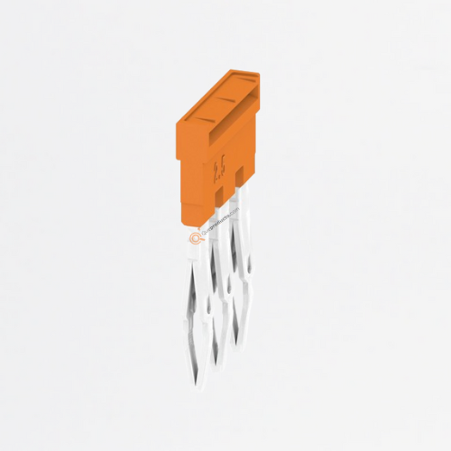 Conexión transversal (borne), insertado, naranja, 24 A, Ref 1527570000, Marca WeidMüller (Bajo Pedido)