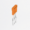 Conexión transversal (borne), insertado, naranja, 24 A, Ref 1527570000, Marca WeidMüller (O)