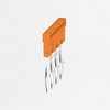 Conexión transversal (borne), insertado, naranja, 24 A, Ref 1527590000, Marca WeidMüller (O)