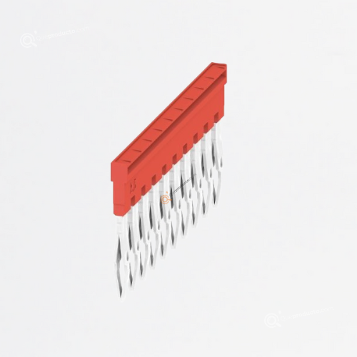 Conexión transversal (borne), insertado, rojo, 24 A, Ref 2108910000, Marca WeidMüller (Bajo Pedido)