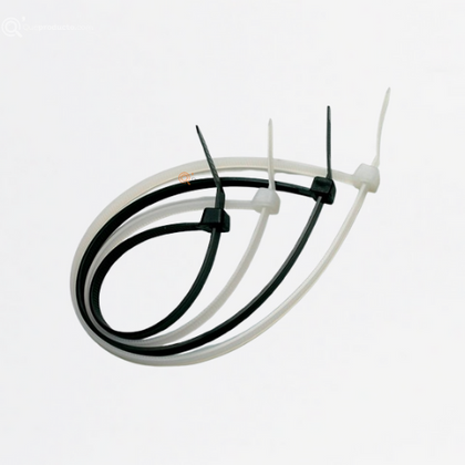 Amarre T25 Blanco 4,8mmX250mm, PaqueteX100, Ref T25X100B, Marca Adler (S)