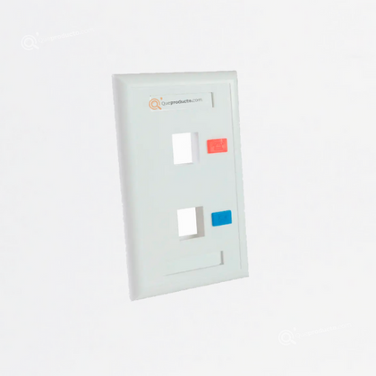 Face Plate Doble, Ref NFPD-0005, Marca Powest (O)