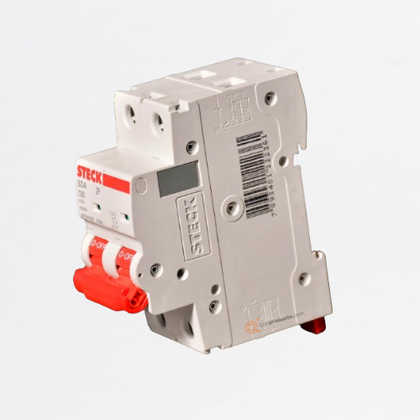 Interruptor Breaker Mini 6A 2P, CURVA 10KA, Ref SDA62C06, Marca Steck (O)