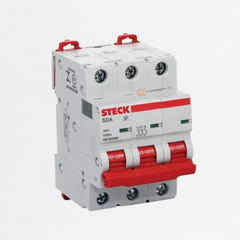 Interruptor Breaker Mini 20A 3P, CURVA 10KA, Ref SDA63C20, Marca Steck (Bajo Pedido)