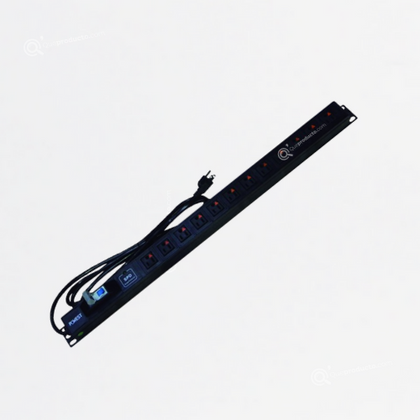 Multitoma Tierra Aislada PDU Negra, 12 Salidas 120V, Ref NMULT-2290, Marca Powest (O)